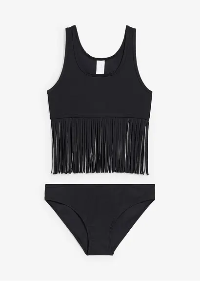 Bikini (2-tlg.Set) in schwarz von vorne - bonprix