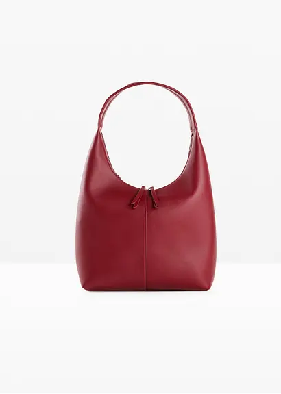 Handtasche in rot von vorne - bonprix