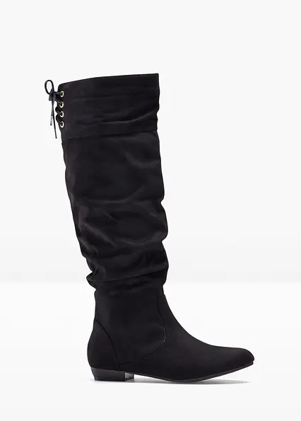 Stiefel in schwarz von vorne - bonprix