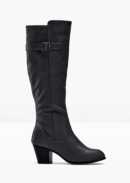 Stiefel in schwarz von vorne - bonprix