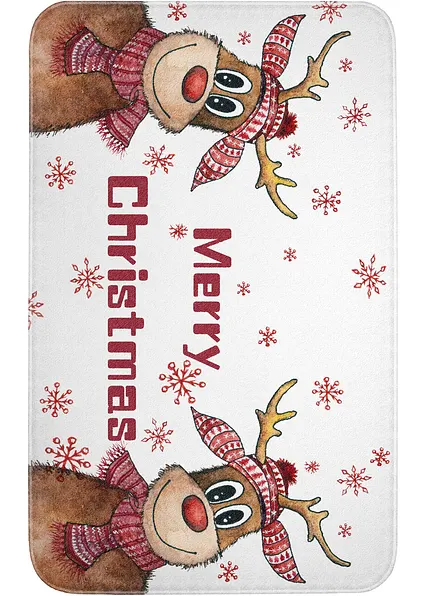 Badematte mit Memory Schaum in weiß - bonprix