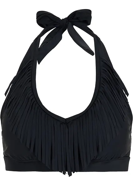 Bustier Bikini Oberteil in schwarz von vorne - bonprix