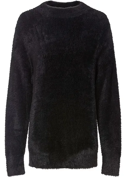 Pullover in schwarz von vorne - bonprix