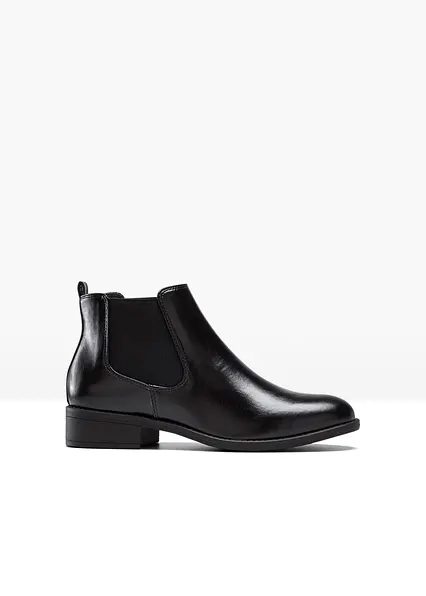 Chelsea Boot in schwarz von vorne - bonprix