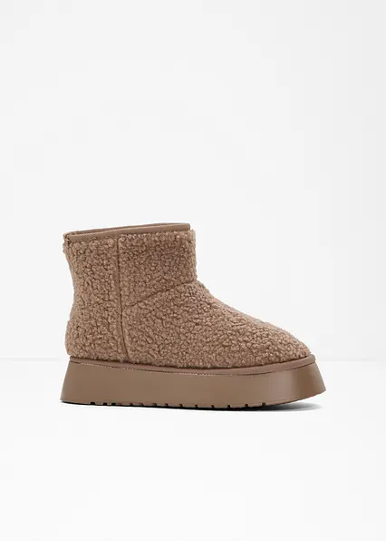 Plateau Boot in braun - bonprix