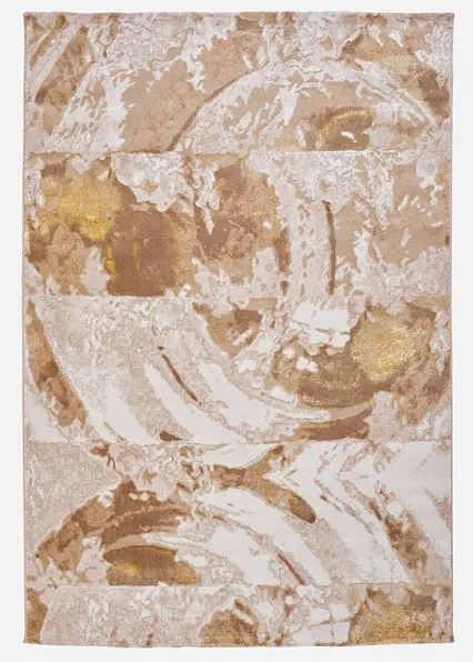Teppich in moderner Musterung in beige von vorne - bonprix