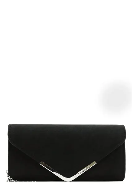 Tamaris Clutch in schwarz von vorne - Tamaris