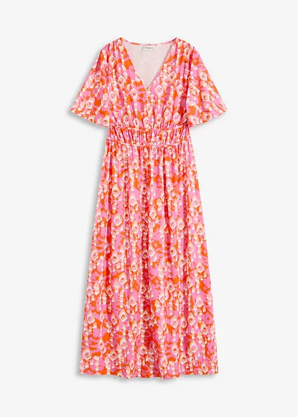 Maxikleid in pink von vorne - bonprix
