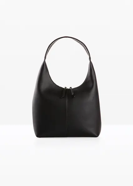 Handtasche in schwarz von vorne - bonprix