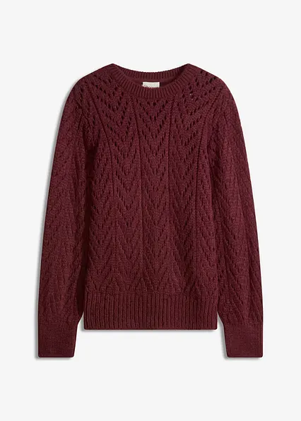 Pullover in braun von vorne - bonprix