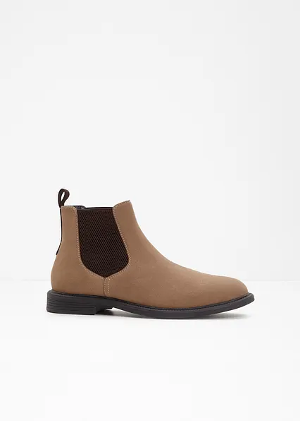 Chelsea-Boots in braun - bonprix