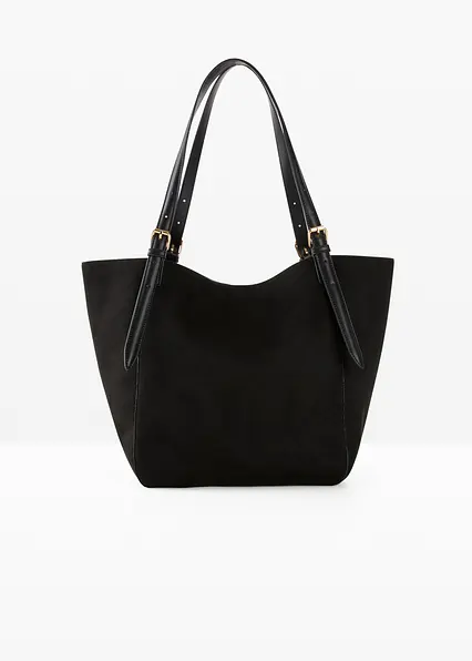 Shopper in schwarz von vorne - bonprix
