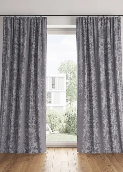 Abdunkelnder Vorhang, in vielen Größen (1er Pack) in grau - bonprix
