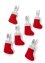 Besteckhalter in Weihnachts-Socken-Form (6er Pack), bpc living bonprix collection