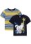 Kinder T-Shirt mit Druck aus Bio-Baumwolle (2er Pack), bpc bonprix collection