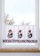 Blickdichte Scheibengardine mit weihnachtlicher Stickerei, bpc living bonprix collection