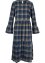 Kariertes Maxi-Kleid aus Flanell mit Volants, bpc bonprix collection