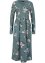 Weit-ausgestelltes Jersey-Kleid aus Baumwoll-Slub, wadenbedeckt, langarm, bpc bonprix collection