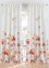 Microfaser Vorhang mit Blumen Druck (1er Pack), bpc living bonprix collection