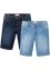 Stretch-Jeans-Bermuda, Regular Fit (2er Pack), John Baner JEANSWEAR