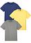 T-Shirt in Slub-Yarn Qualität (3er Pack), bpc bonprix collection