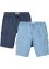Jeans-Schlupf-Bermuda mit Cargotaschen, Loose Fit (2er Pack), John Baner JEANSWEAR