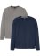 Henleyshirt  mit Komfortschnitt (2er Pack), bpc bonprix collection