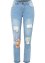 Boyfriend-Jeans mit Patch Details, RAINBOW