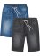 Schlupf-Jeans-Bermuda Regular Fit, (2er Pack), RAINBOW