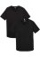 T-Shirt mit V-Ausschnitt aus Bio Baumwolle Cradle to Cradle Certified® Silber, (2er Pack), RAINBOW