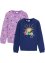 Mädchen Sweatshirt mit Bio-Baumwolle (2er Pack), bpc bonprix collection