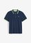 Pique-Poloshirt, Kurzarm aus Bio Baumwolle mit Neon-Highlights, bpc bonprix collection