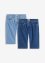 Long-Stretch-Jeans-Bermuda, Regular Fit (2er Pack), John Baner JEANSWEAR