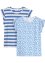 Mädchen Jerseyshirt (2er Pack) mit Bio Baumwolle, bpc bonprix collection