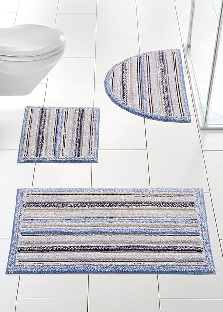 Badematte in erfrischenden Blautönen - blau