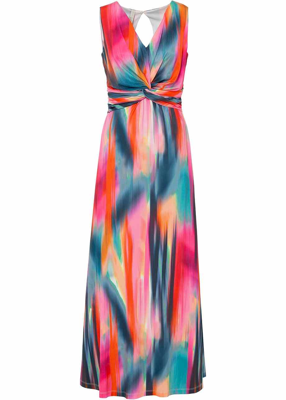 Kleid Mit Farbenfrohem Print