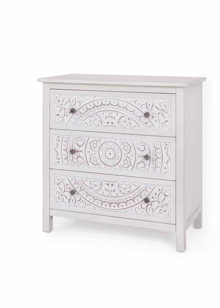 Viel Stauraum bietet diese Kommode. - weiss, Kommode