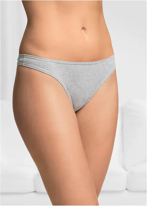 String (10er Pack) in grau von vorne - bonprix