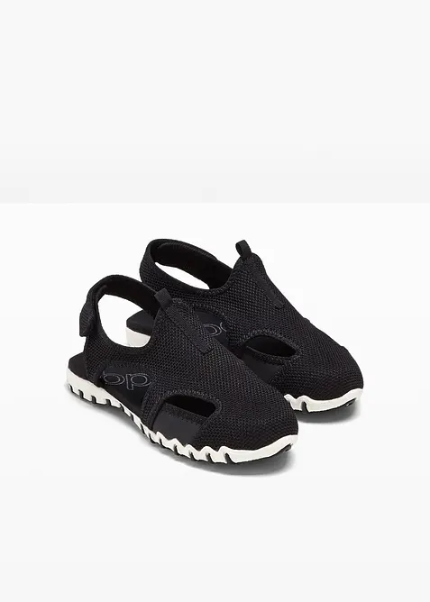 Trekkingsandalen mit Profilsohle in schwarz - bonprix