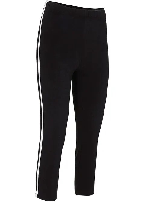 ¾ Sport-Leggings in schwarz von vorne - bonprix