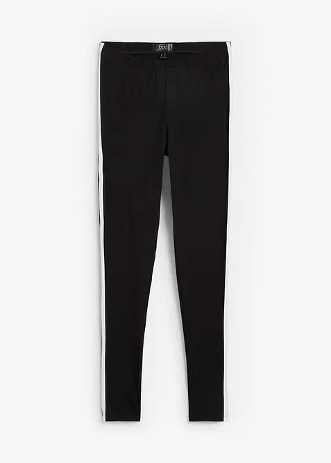 Knöchelfreie Sport-Leggings in schwarz von vorne - bonprix