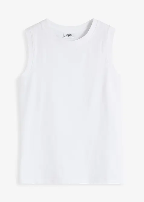 Tanktop in weiß von vorne - bonprix