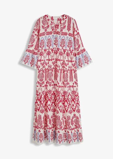 Maxikleid in weiß von vorne - bonprix