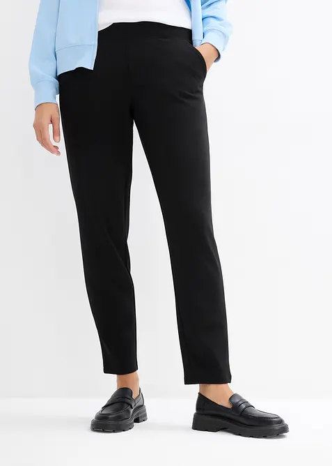 Scubahose mit Bequembund in schwarz von vorne - bonprix