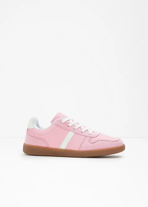 Sneaker im Retrolook in rosa - bonprix