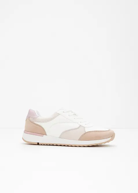 Sneaker in weiß - bonprix