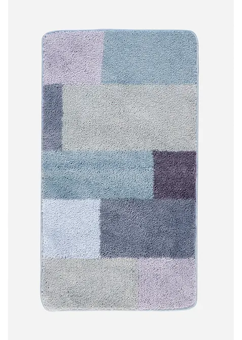 Getuftete Badematte mit Pastell-Farben in blau - bonprix