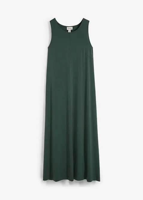 Midikleid in A-Linie in grün von vorne - bonprix