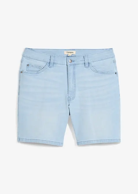Jeans-Shorts, Loose Fit extra weit in blau von vorne - bonprix