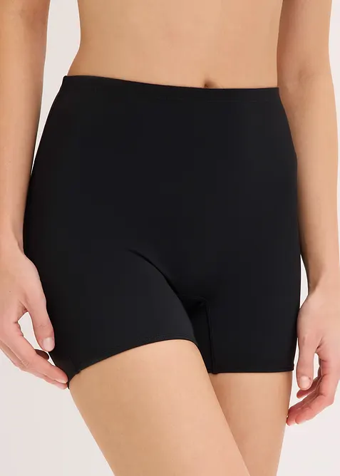Medium Shape Hose (2er Pack) in schwarz von vorne - bonprix